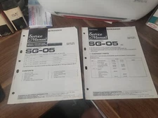 Pioneer SG-05 Equalizer Add. Service Manual *Original*