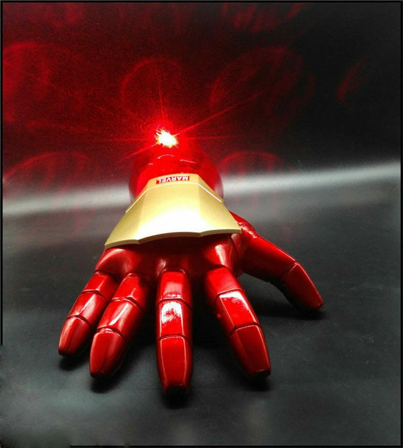 The Avengers Tony Stark Glove 1:1 Iron Man LED Light Hand Laser Wareable Toy New - Изображение 3 из 4