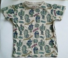 NEXT Premium Awesome Cook Dude Cactus Theme Boys T-Shirt Size 4 Years T Shirt