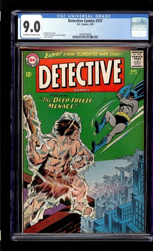 Detective Comics #337 1965 CGC 9.0 VF/NM OW/W High Definition Scans**