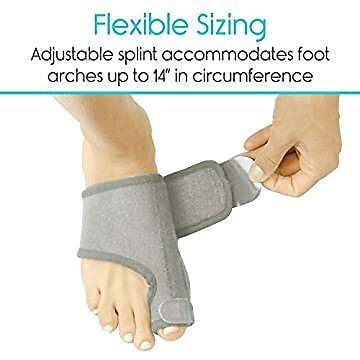 Bunion Brace ( Pair ) Big Toe Corrector Straightener w Splint Hallux Valgus Pad - Picture 3 of 4