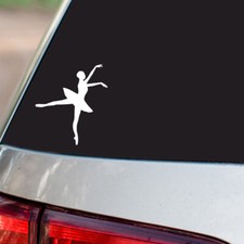 Ballerina Ballet Dancer Sticker Dancer S4 all chrome and regular vinyl colors