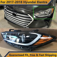Headlight Replacement for 2017 2018 Hyundai Elantra Left Driver 92101F3000 Bulb