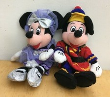 Disney NUTCRACKER MICKEY AND SUGAR PLUM MINNIE Bean Bag Plush Beanie Christmas