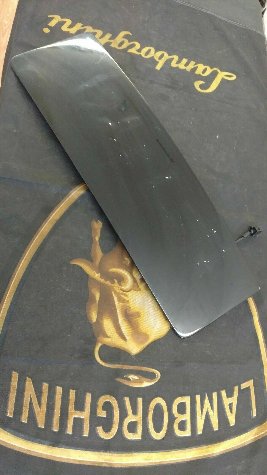 LAMBORGHINI MURCIELAGO REAR UPPER ROOF SPOILER BRAKE LIGHT PANEL OEM 418827991