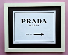 Chiara Bellini + "PRADA MARFA FAR AWAY" Original Hand Signed Print Ltd Ed | COA