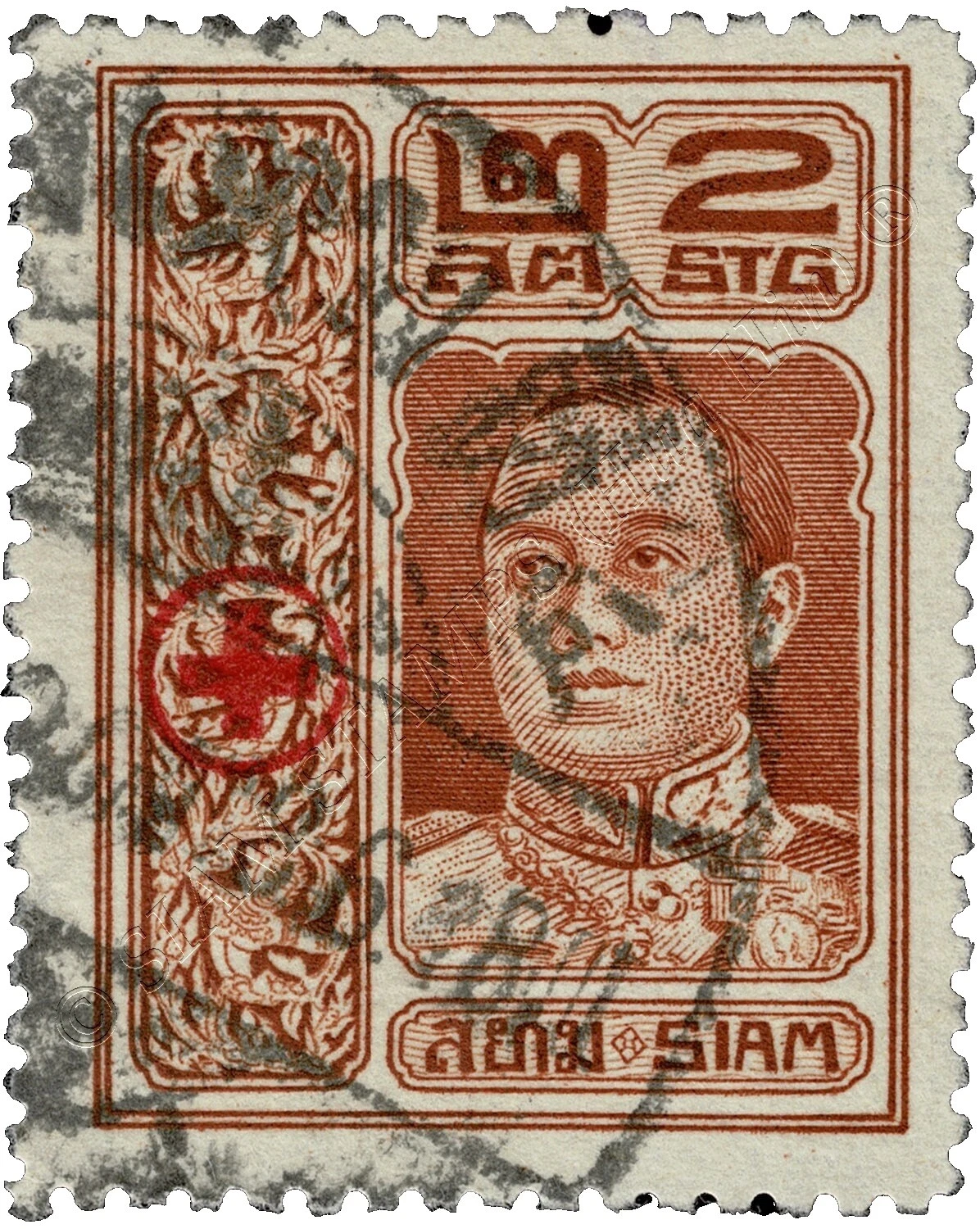 Used Individual Thai Stamps