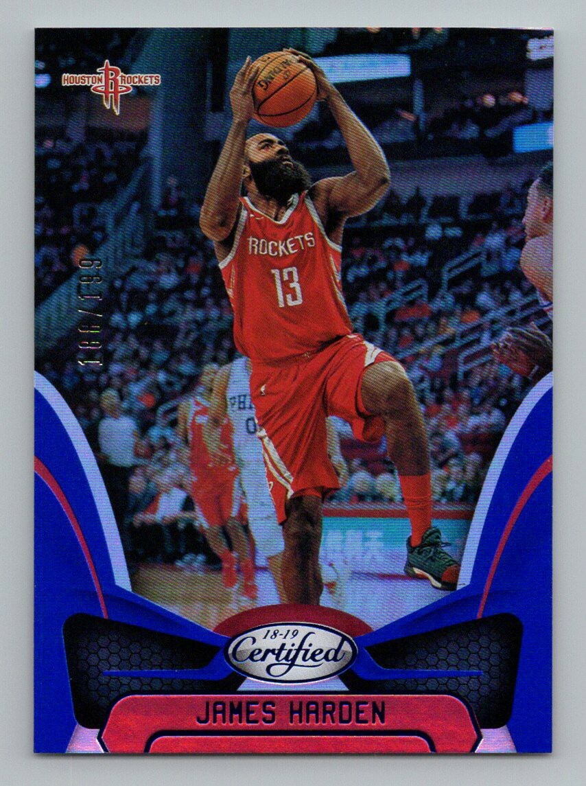 James Harden Certified Mirror Blue #111 Houston Rockets 188/199