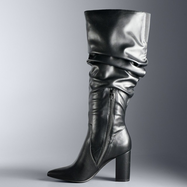 simply vera wang black boots