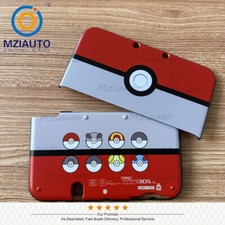 Front Back Housing Shell Protective Case Cover For New 3DS LL 3DS XL Red Pokemon