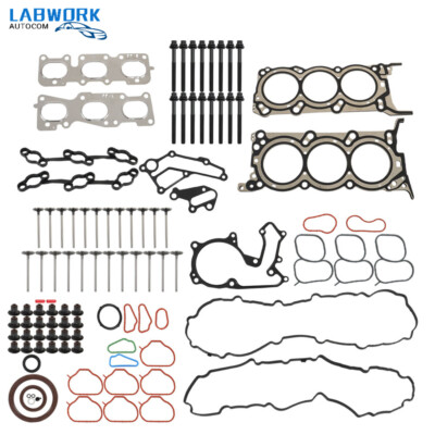 Head Gasket Set Head Bolts For 13-20 Kia Sorento/Sedona+Hyundai Santa Fe 3.3L V