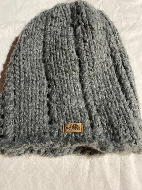 the north face grey beanie