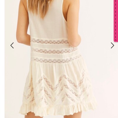 Free People Voile and Lace Trapeze Slip size XS | eBay