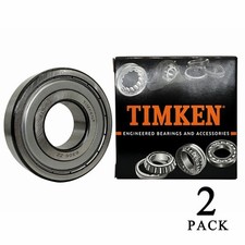  2 PACK USA Brand TIMKEN 6306-ZZ 30X72X19MM Double Metal Seal Ball Bearings
