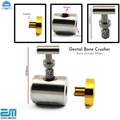 Dental Bone Crusher Grinder Mill Implant Bone Grafting Augmentation Surgical CE