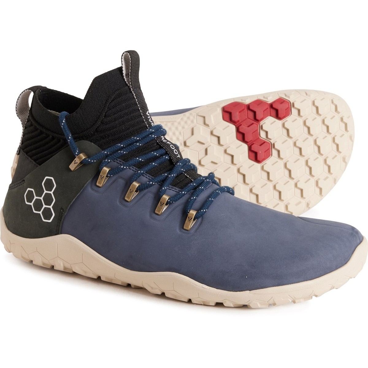VIVOBAREFOOT Magna FG Pelle Uomo 44 EU Stivali Trekking Minimalisti Nuovi