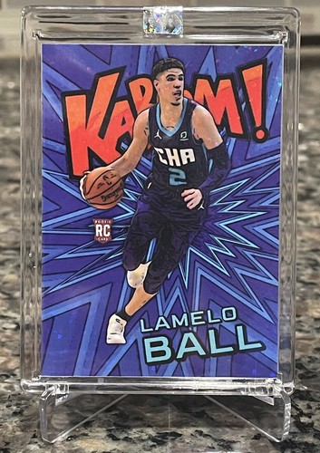 2022 LAMELO BALL Kaboom Blue Blast Refractor Rookie Card By LEGACY EBay