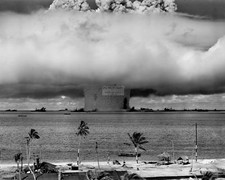 Prueba de armas nucleares Baker Explosion 1946 en el atolón bikini - foto 8x10 (bb-654)