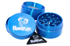 Honey Puff 4pc Aluminum Grinders 50mm 1ct - Assorted