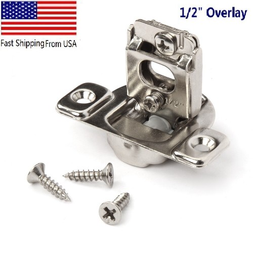 Sovrapposizione Cerniera Compatta Armadio Soft Close Face Frame 105° Acciaio Inox USA Lotto - Foto 9 di 18