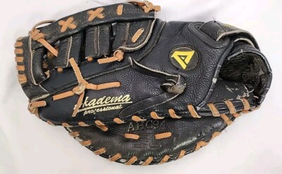 Akadema AHC94 Prodigy Series 11.5'' Glove LHT Black/Brown Selected Steerhide