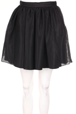 frankie morello Skirt Ruffles L = M black NEW