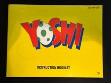  Instruction Manual Only for YOSHI Nintendo, NES 