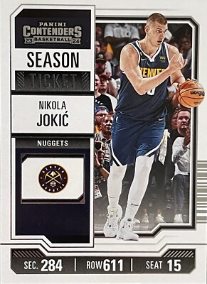 2023-24 Panini Contenders Season Ticket NIKOLA JOKIC Denver Nuggets