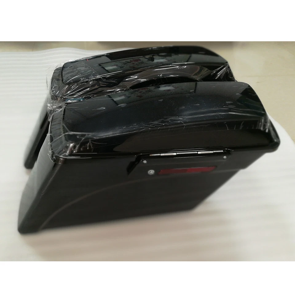 Alforjas rígidas para Harley Touring Road King Street Glide 1994-2013 Foto 3 de 4