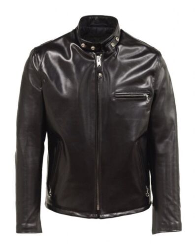 Schott 641HH Cafe Racer Jacket Black - L - Imagen 11 de 11