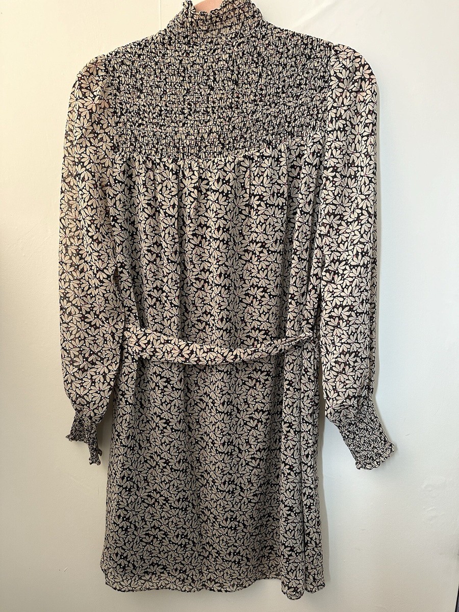 boden smocked yoke metallic dress BODEN SMOCKED YOKE METALLIC DRESS NAVY BLUE WILD VINE BNWT SIZE 10R US 14UK