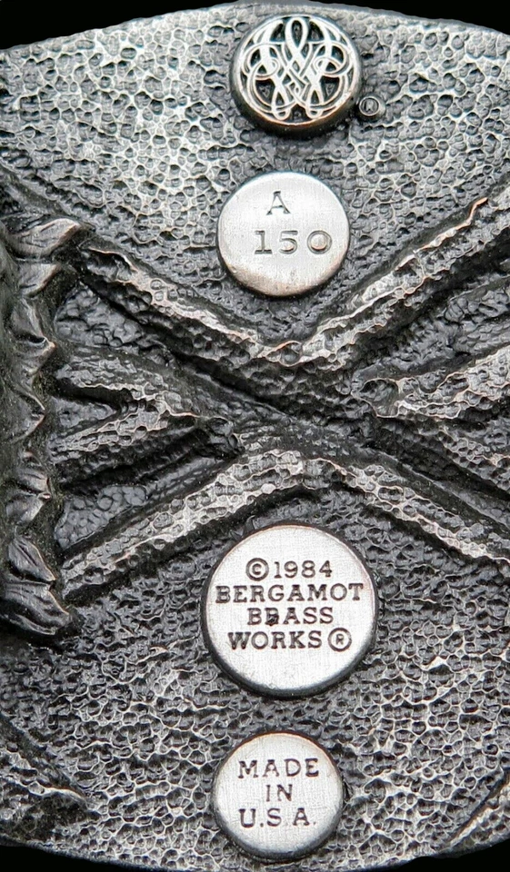 Dart Throwing Game Bergamot Brass Works Vintage Belt Buckle - Image 3 of 4