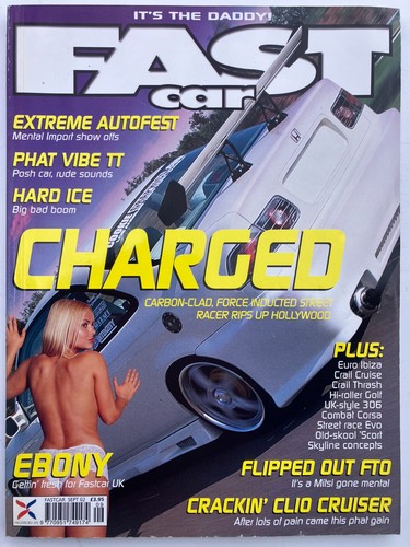 FAST CAR MAGAZINE AUG 2002 STREET DRAG 200SX - NICOLA - LONG BEACH SHOW CALIBRA - 第 1/1 張圖片