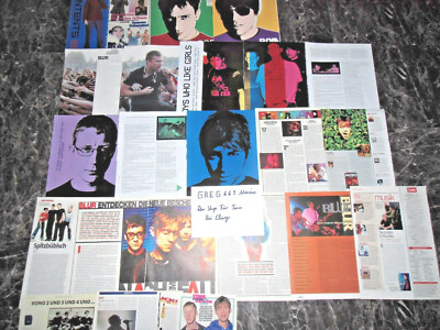 BLUR  192  TEILE/PARTS  newspaper report collection CLIPPINGS  LOT   0121