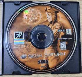 AUTHENTIC USED WORKING DISC 2 ONLY - PANZER DRAGOON SAGA - SEGA SATURN