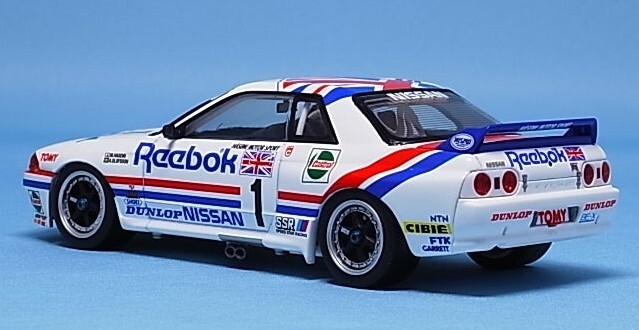 HPI 1/43 Reebok Nissan Skyline R32 GT-R 1990 #1 JTC Suzuka HPI 1/43 Reebok Nissan Skyline R32 GT-R 1990 #1 JTC Suzuka