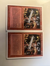 2x Keldonischer Kriegsfürst 4. Edition Magic Karte MTG Deutsch (Keldon Warlord)