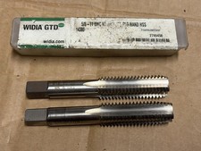 Widia GTD 5/8-11 NC taper and plug straight flute HSS hand taps