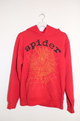 Sp5der OG Web Hoodie Red/Black Größe S   Spider Worldwide