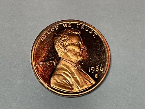 1986 S Lincoln Cent Gem Proof #1