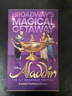 Aladdin Musical Mini Card Flyer 2-1/2 X 4” Broadway Collectible Rare LAST ONE! — photo 1