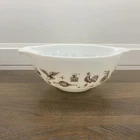 Vintage PYREX 'EARLY AMERICAN' 2.5 Quart Cinderella Nesting Mixing Bowl #443