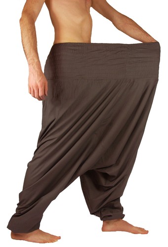 EXTRAGROßE Aladinhose Haremshose UNISEX Pumphose Hose Lagenlook Umstandshose - Bild 11 von 39