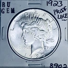 1923 P BU GEM PEACE SILVER DOLLAR UNC MS+++ U.S. MINT RARE COIN 8902