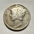 1940 Mercury (Winged Liberty) Dime 10C Silver .900 Business Strike Philly KM#140
