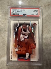 1998 SP Authentic #2K5 NBA 2K Vince Carter PSA 8 NM-MT RC Rookie Card Raptors