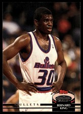 Bernard King 1992-93 Stadium Club #158 Bullets NBA READ FREE SHIP AutographDen