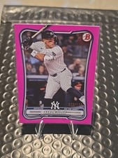 2026 Bowman Aaron Judge #1 Pink Parallel Serial # 79/175 Yankees