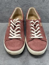 ECCO Shoes Womens Size 7.5 Pink Nubuck Soft 7...