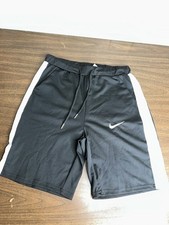 Nike Dri Fit Shorts Shirt Set Black White No Size Tag Youth Athletic